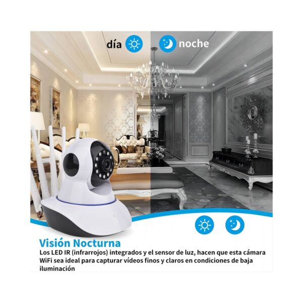 CAMARA WIFI IP 5 ANTENAS V NOCTURNA