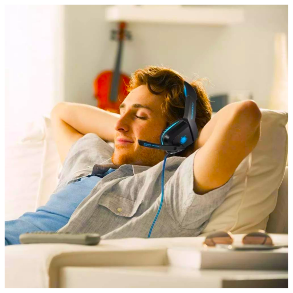 Auriculares Gamer Micrófono Phoinkas H1 Sumérgete en la experiencia de juego definitiva este verano