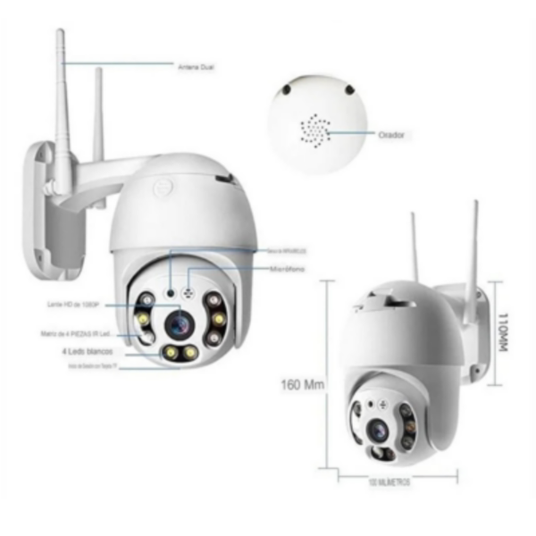 Cámara Exterior IP WIFI 1080 Robótica