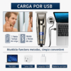 Afeitadora Barba Pelo Recargable USB