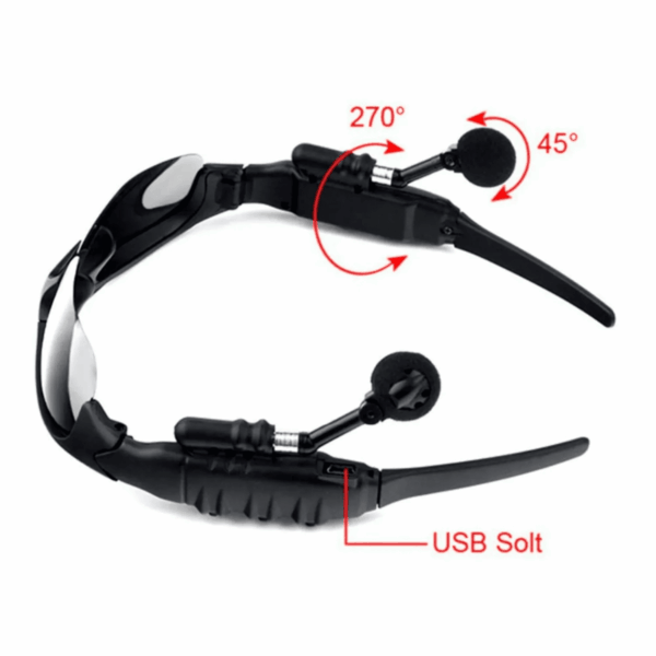 Lentes bluetooth con audifonos