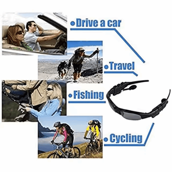 Lentes bluetooth con audifonos