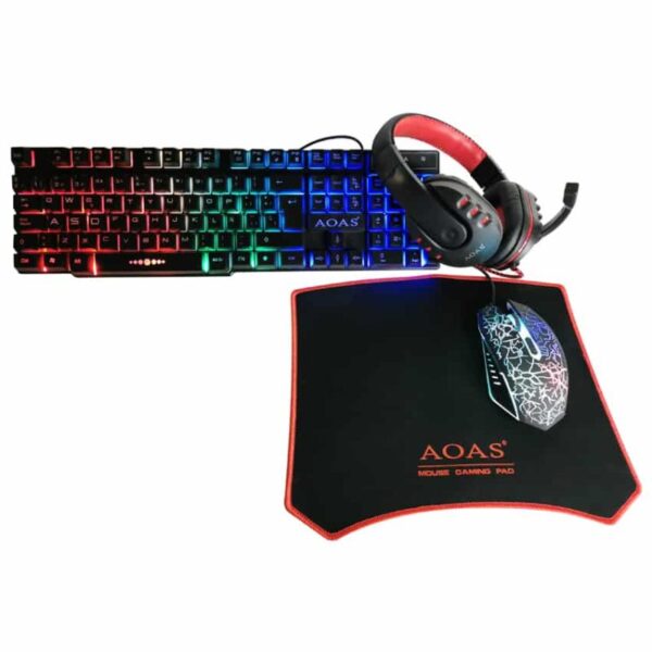 Kit Gamer RGB AOAS – Todo tu setup, en un solo golpe
