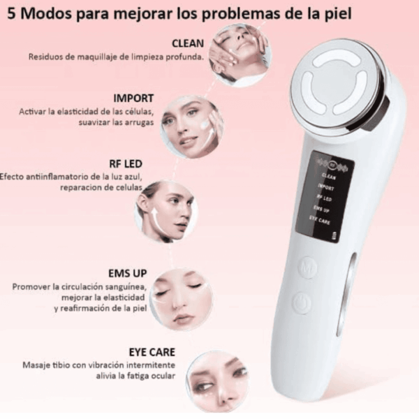 Masajeador Facial Radiofrecuencia USB