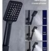 Llave Ducha Tina Columna Monomando Negro