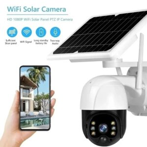 Camara Seguridad Solar WiFi PTZ MCASA