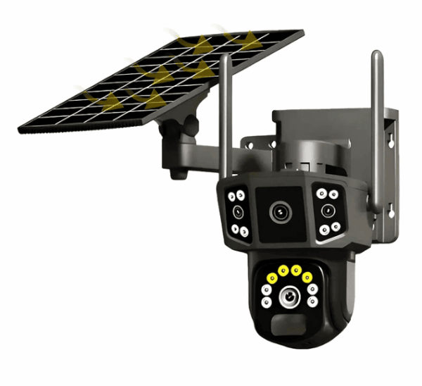 Camara Seguridad Solar PTZ 360WiFi MCASA
