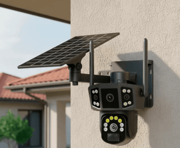 Camara Seguridad Solar PTZ 360WiFi MCASA